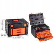 VEVOR PROFESSIONAL 450-PIECE MECHANICS TOOL SET SOCKET WRENCHES