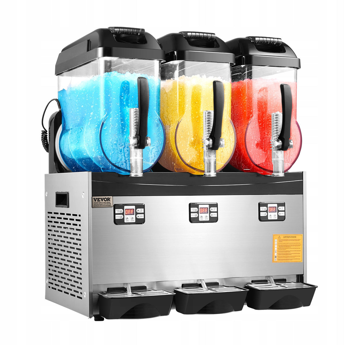 VEVOR COMMERCIAL SLUSHIE MACHINE 12L X 3 TRIPLE POWERFUL