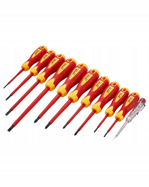 PROFESSIONAL VEVOR 11-PIECE INSULATED SCREWDRIVER SET WITH VOLTAGE TESTER