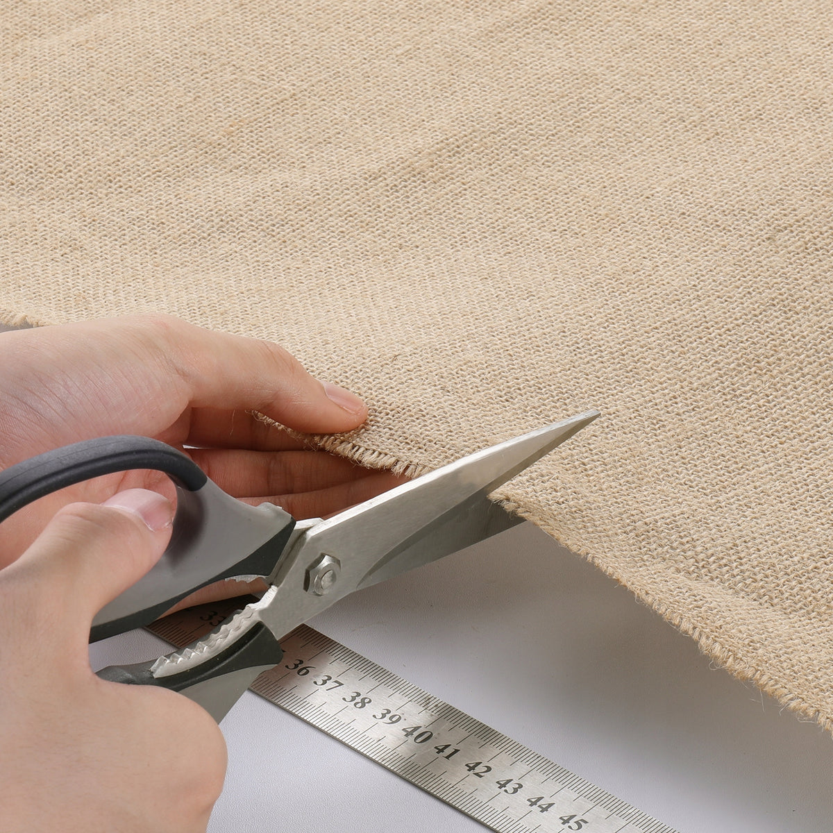 VEVOR JUTE FABRIC ROLL 40X915CM NATURAL 50X50 STRONG SOLID