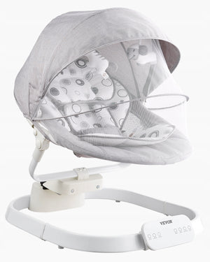 VEVOR ELECTRIC BABY SWING 3 SPEEDS REMOTE BLUETOOTH