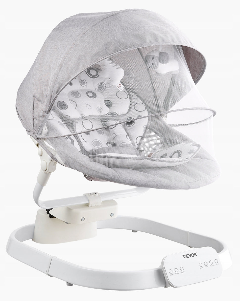 VEVOR ELECTRIC BABY SWING 3 SPEEDS REMOTE BLUETOOTH