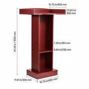 WOODEN LECTERN VEVOR 105 CM LAPTOP DESK WITH WIDE SURFACE