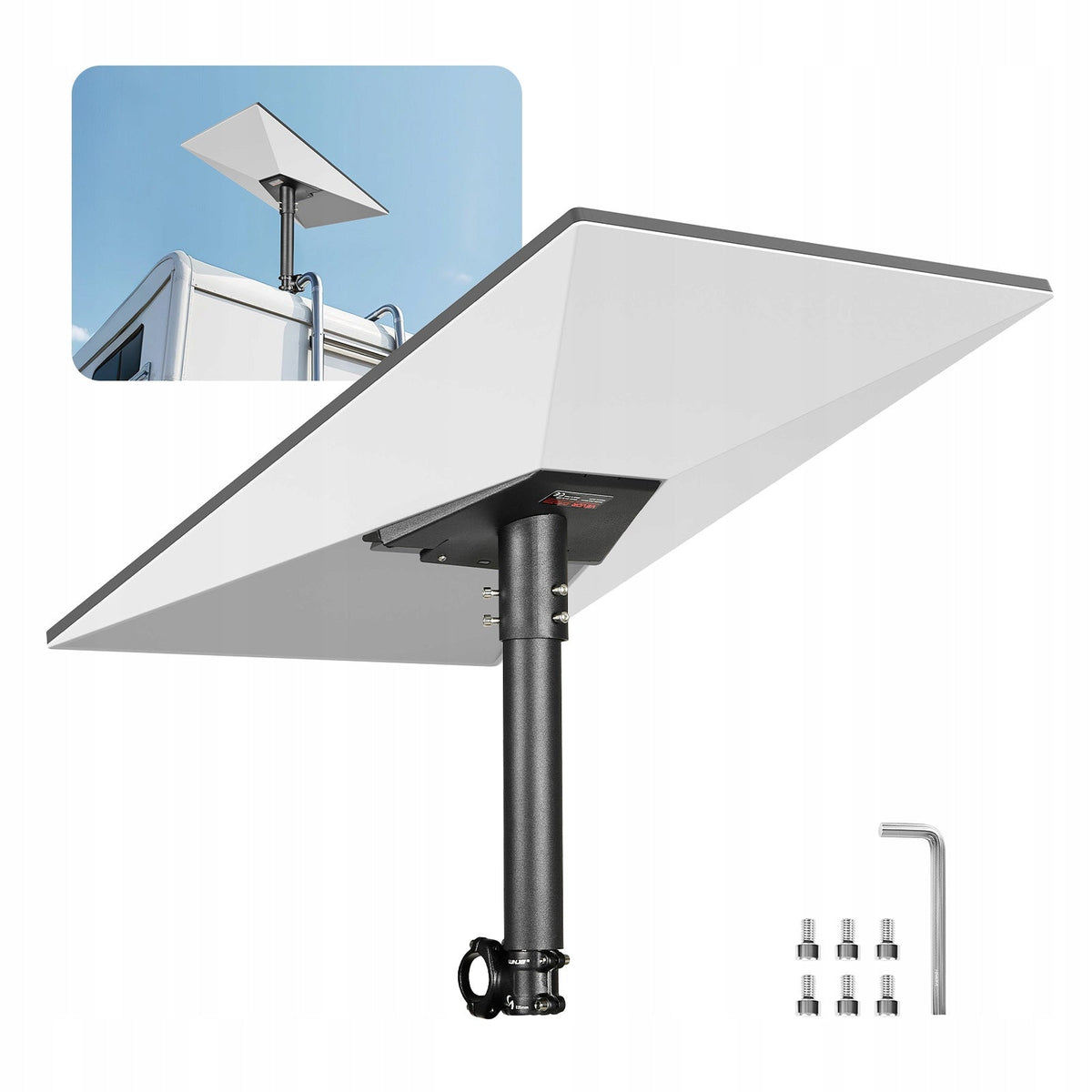 VEVOR STARLINK GEN 3 LADDER MOUNT FOR RV 360 ADJUSTMENT PREMIUM