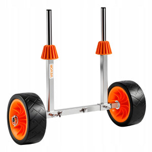 VEVOR KAYAK TROLLEY 113 KG SOLID RUBBER TIRES STAINLESS STEEL