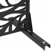VEVOR 3-PIECE METAL FIREPLACE SCREEN 120X50.8X183 CM BLACK STURDY SCREEN