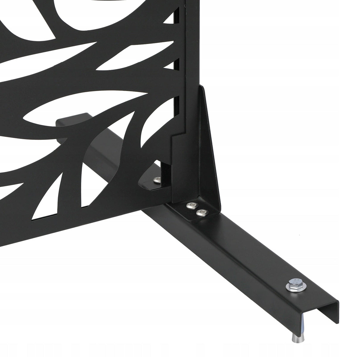 VEVOR 3-PIECE METAL FIREPLACE SCREEN 120X50.8X183 CM BLACK STURDY SCREEN
