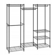 VEVOR MOBILE CLOTHES RACK HEAVY DUTY FREESTANDING 362 KG ADJUSTABLE