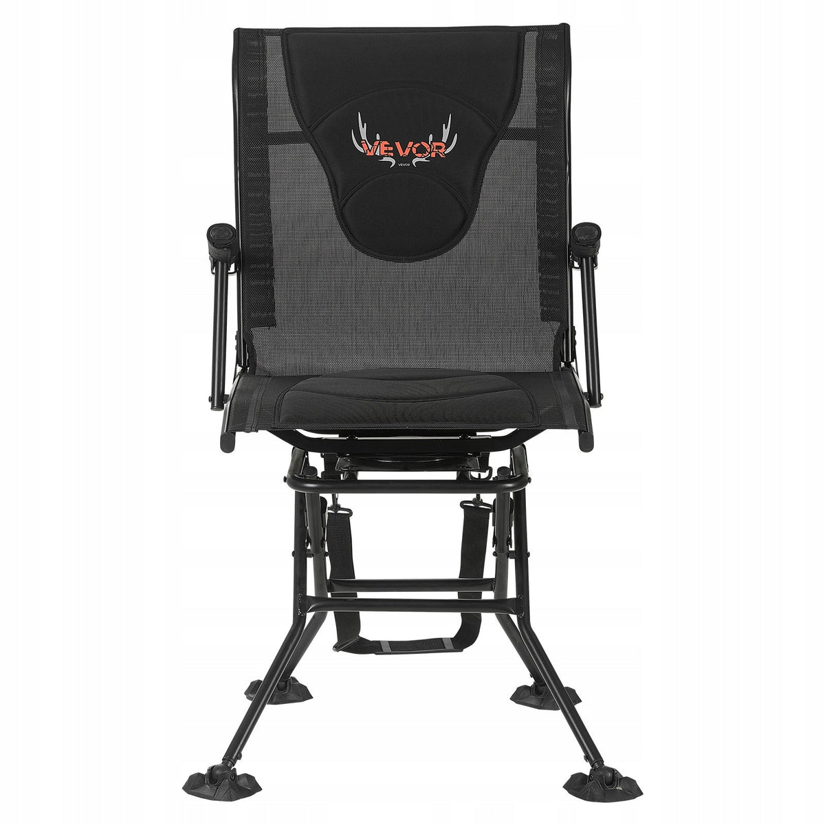 VEVOR FOLDING CAMPING FISHING CHAIR WITH ARMRESTS 360 ROTATING