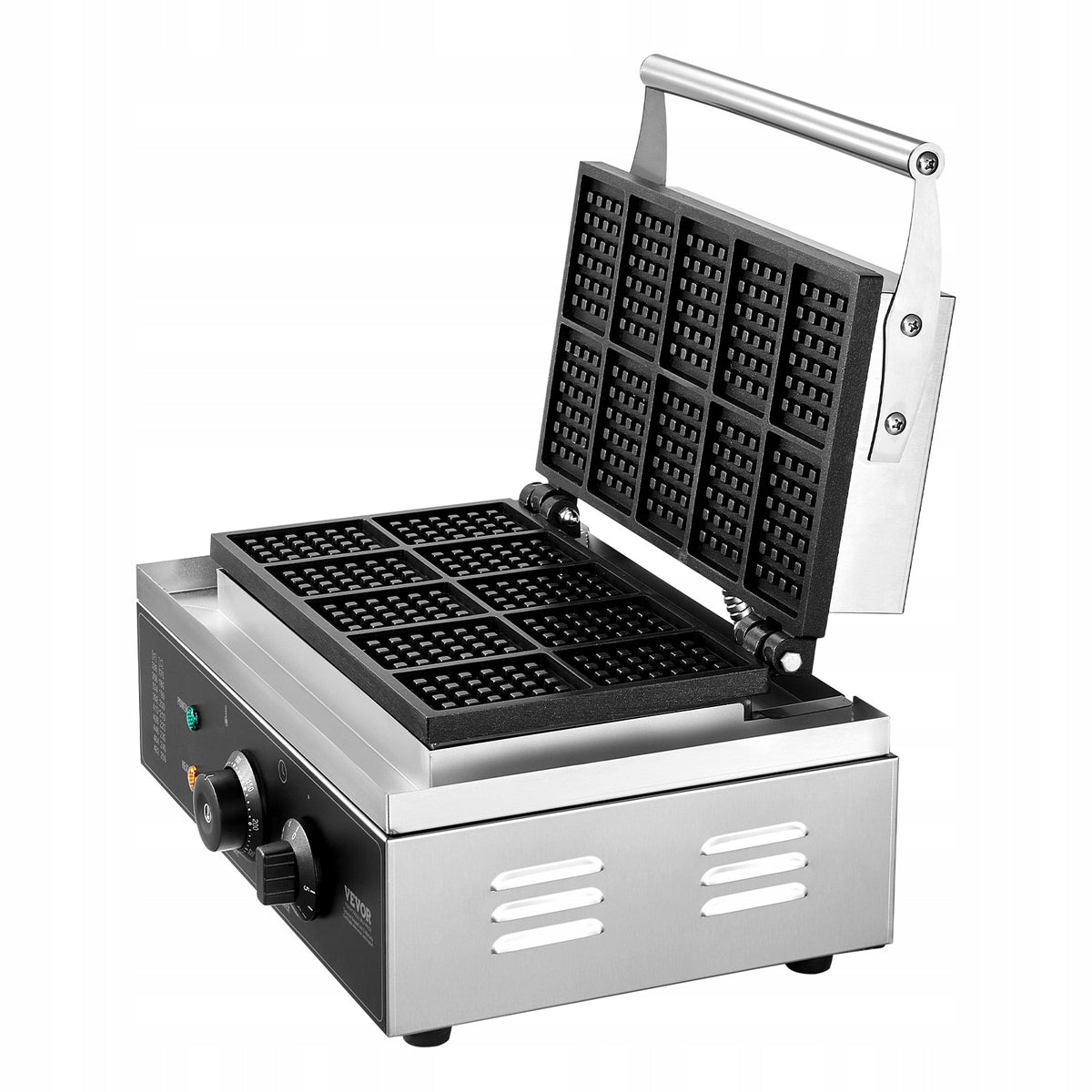 VEVOR PROFESSIONAL WAFFLE MAKER 1550W STAINLESS STEEL COATING