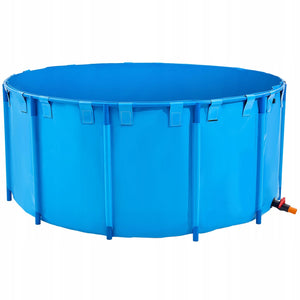 VEVOR 5000L PVC FISH POND FOLDABLE KOI CARP AQUARIUM STURDY
