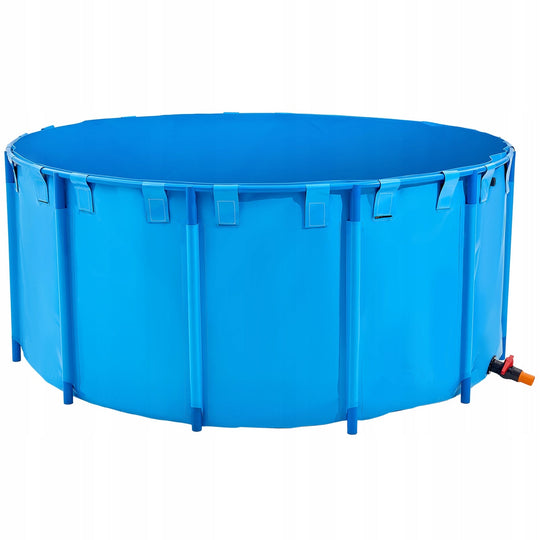 VEVOR 5000L PVC FISH POND FOLDABLE KOI CARP AQUARIUM STURDY