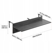 VEVOR FOLDING HANGING BALCONY TABLE 1220X300MM STRONG BEST