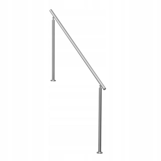 VEVOR 180CM OUTDOOR STAIR RAILINGS, STAINLESS STEEL, ADJUSTABLE, STRONG