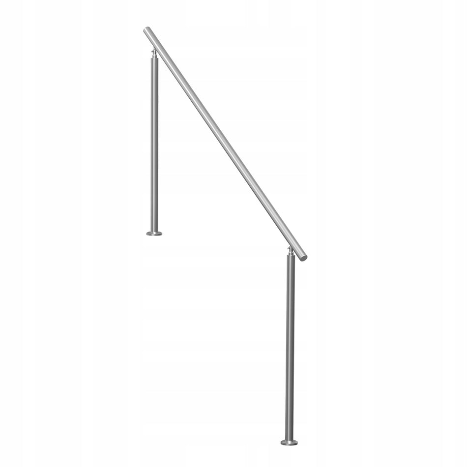VEVOR 180CM OUTDOOR STAIR RAILINGS, STAINLESS STEEL, ADJUSTABLE, STRONG