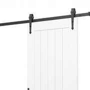 VEVOR 914X2134MM SLIDING DOOR SYSTEM WITH PLANKS STRONG AND EASY INSTALLATION