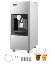 VEVOR PROFESSIONAL ICE DISPENSER 80 KG 9 KG MIN WITH CRUSHER STEEL
