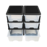 VEVOR TROLLEY WITH 6 DRAWERS MOBILE STORAGE CONTAINER