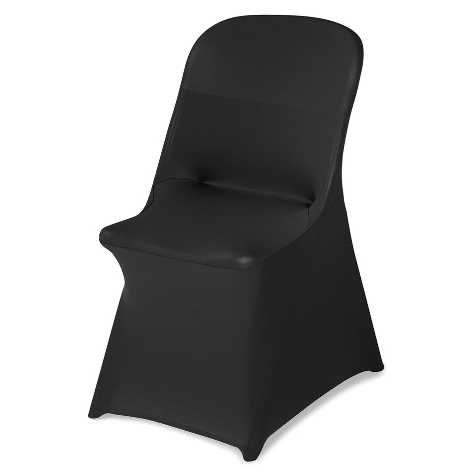 VEVOR CHAIR COVERS 30 PCS BLACK STRETCH WASHABLE COVERS