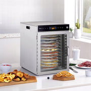 FOOD DEHYDRATOR VEVOR 12 TRAYS STAINLESS STEEL 800W ELECTRIC PREMIUM