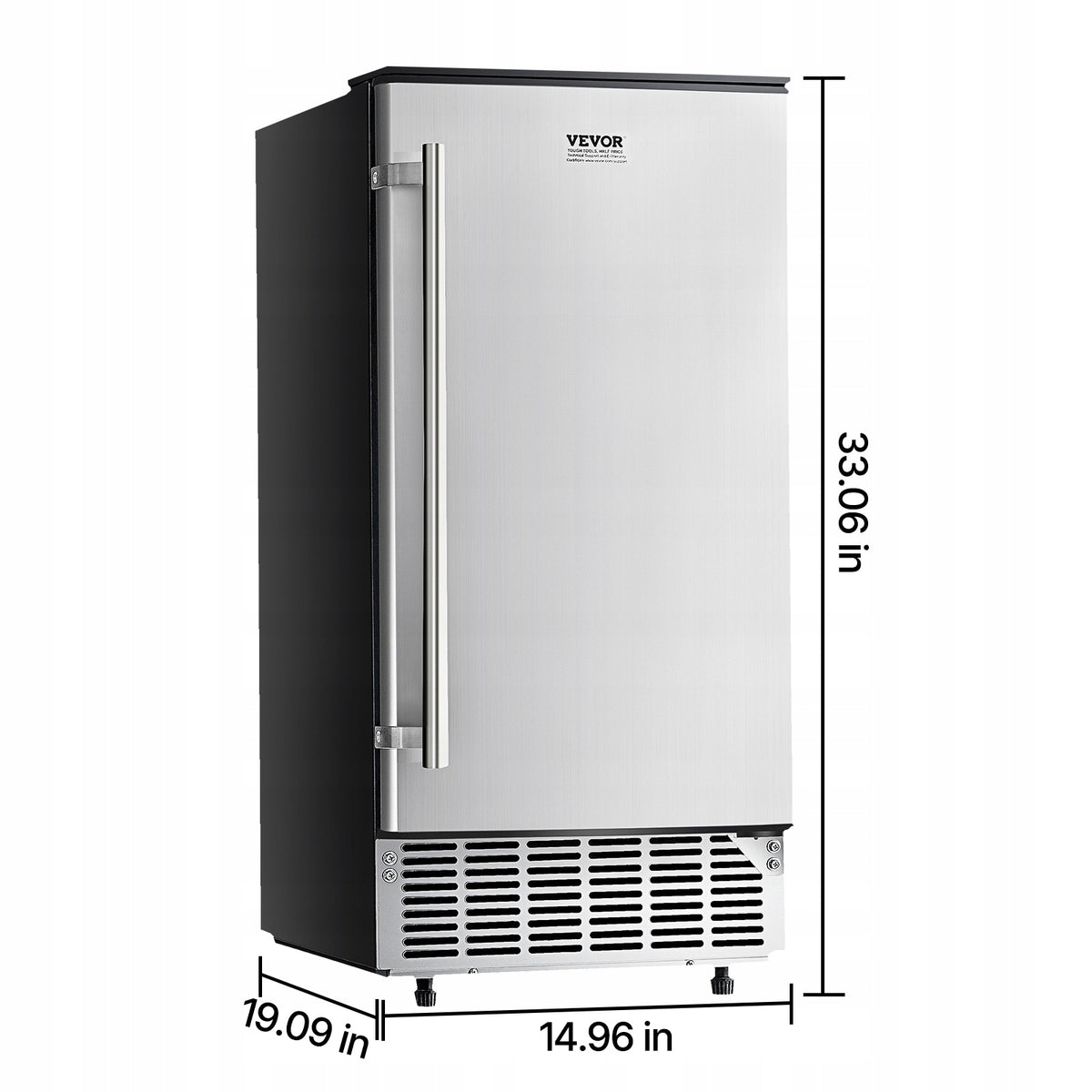 VEVOR 36KG/DAY UNDERCOUNTER ICE MAKER POWERFUL PROFESSIONAL