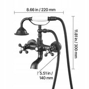 VEVOR PREMIUM CLAW FOOT WALL MOUNTED BATHTUB FAUCET