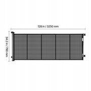 VEVOR RETRACTABLE STAIR GATE UP TO 310 CM FOR CHILDREN AND DOGS BLACK STRONG