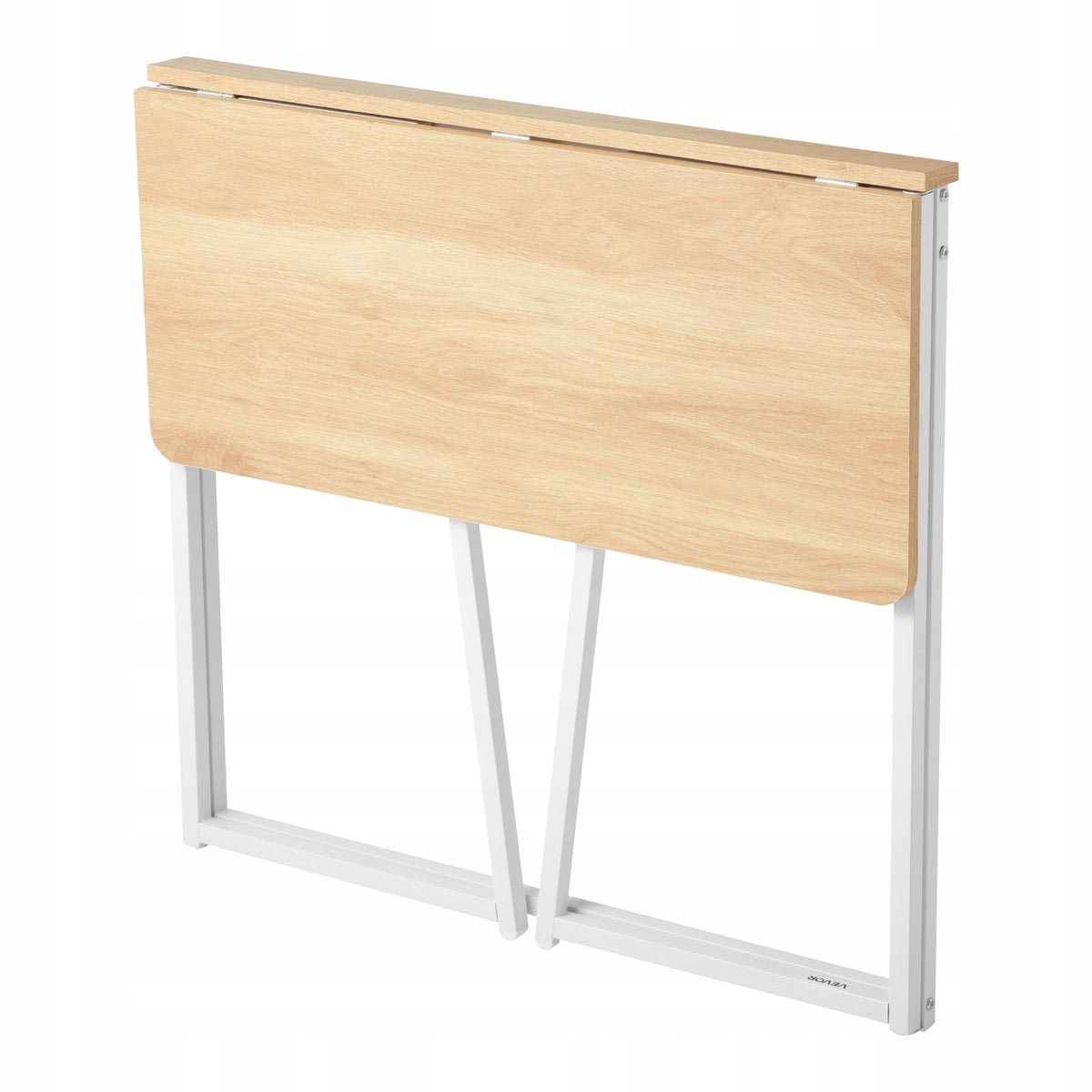 VEVOR SMALL FOLDING DESK 80X48 CM WOODEN TOP STABLE FOLDING DESK