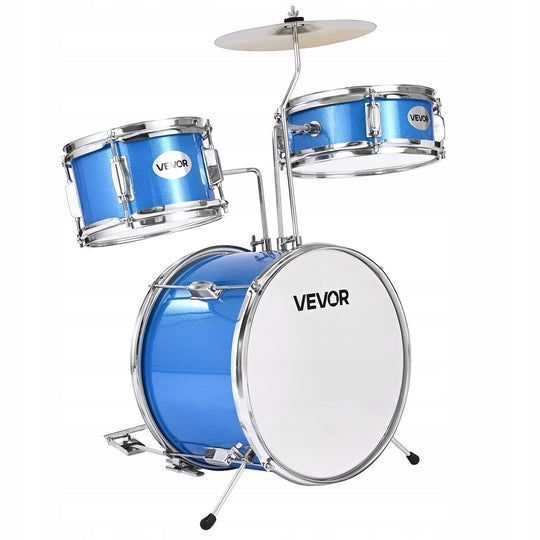 VEVOR 3-PIECE KIDS DRUM SET WITH BASS DRUM