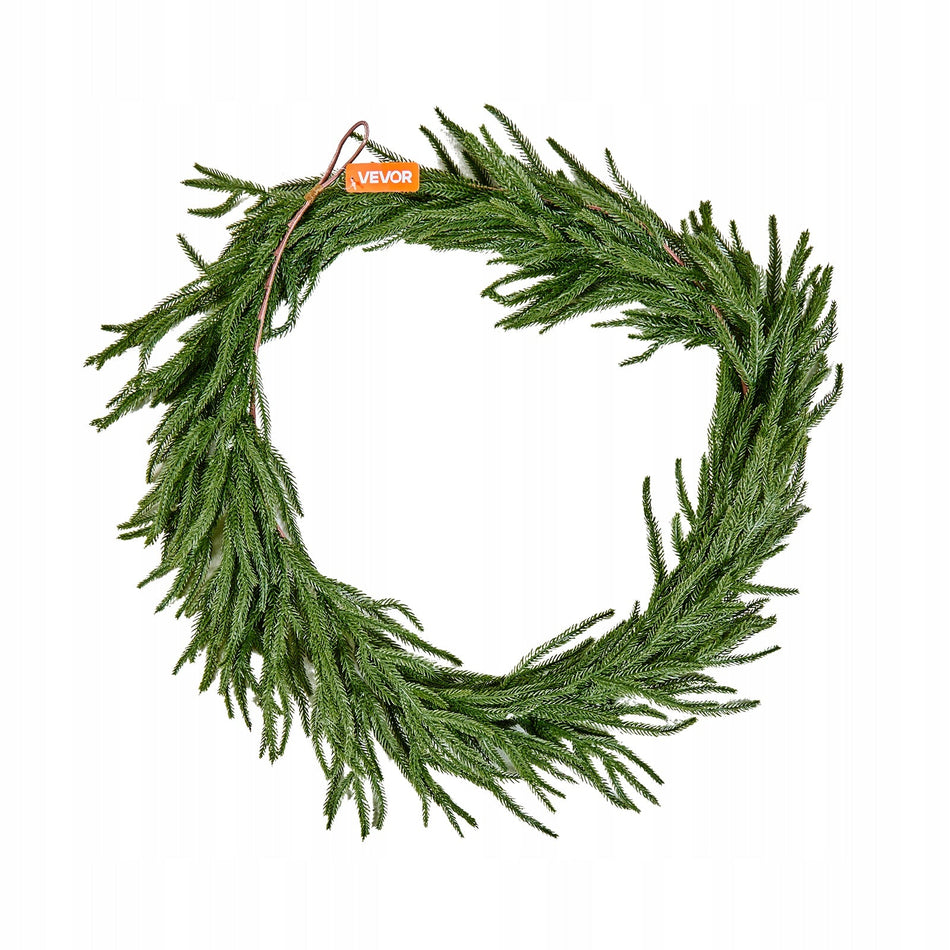 VEVOR 1828 MM CHRISTMAS GARLAND REALISTIC NORFOLK PINE PREMIUM