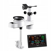 VEVOR 5-in-1 WiFi Weather Station with 7.5-inch VA Display, Solar Powered
