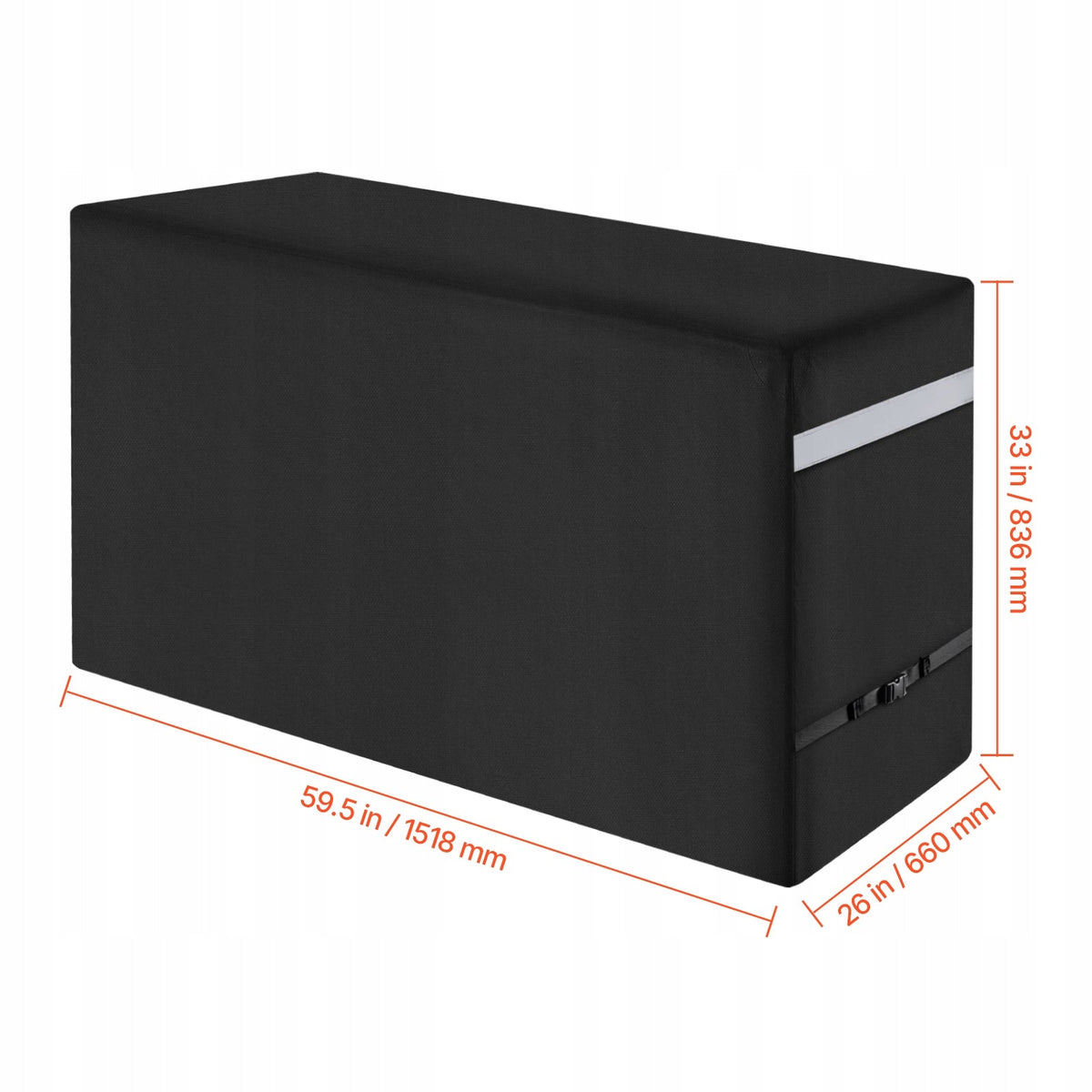 VEVOR GRILL COVER 1499MM WATERPROOF STURDY PROTECTIVE FOR GRILL