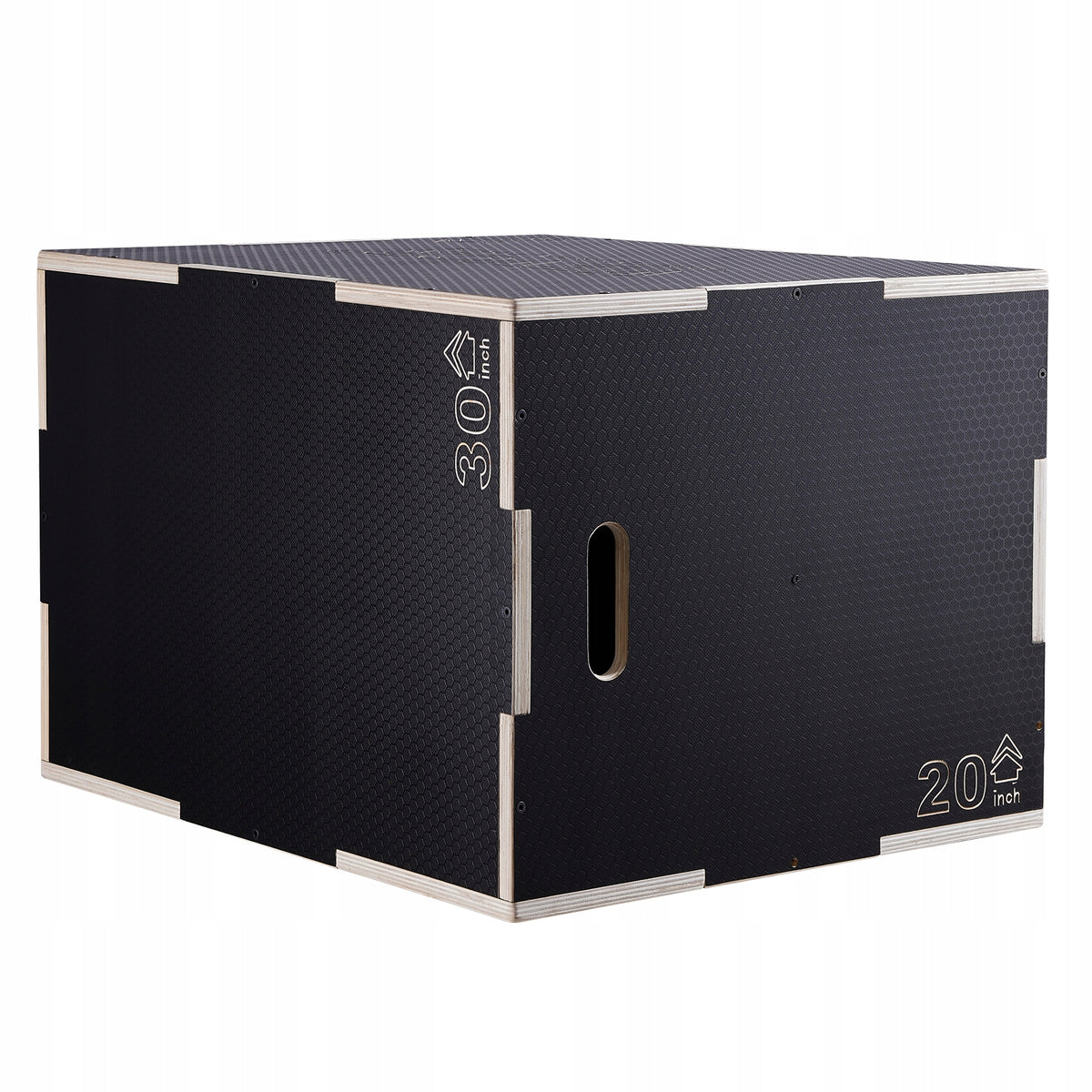 VEVOR 3-in-1 Professional Wooden Plyometric Box 30 24 20 Inch