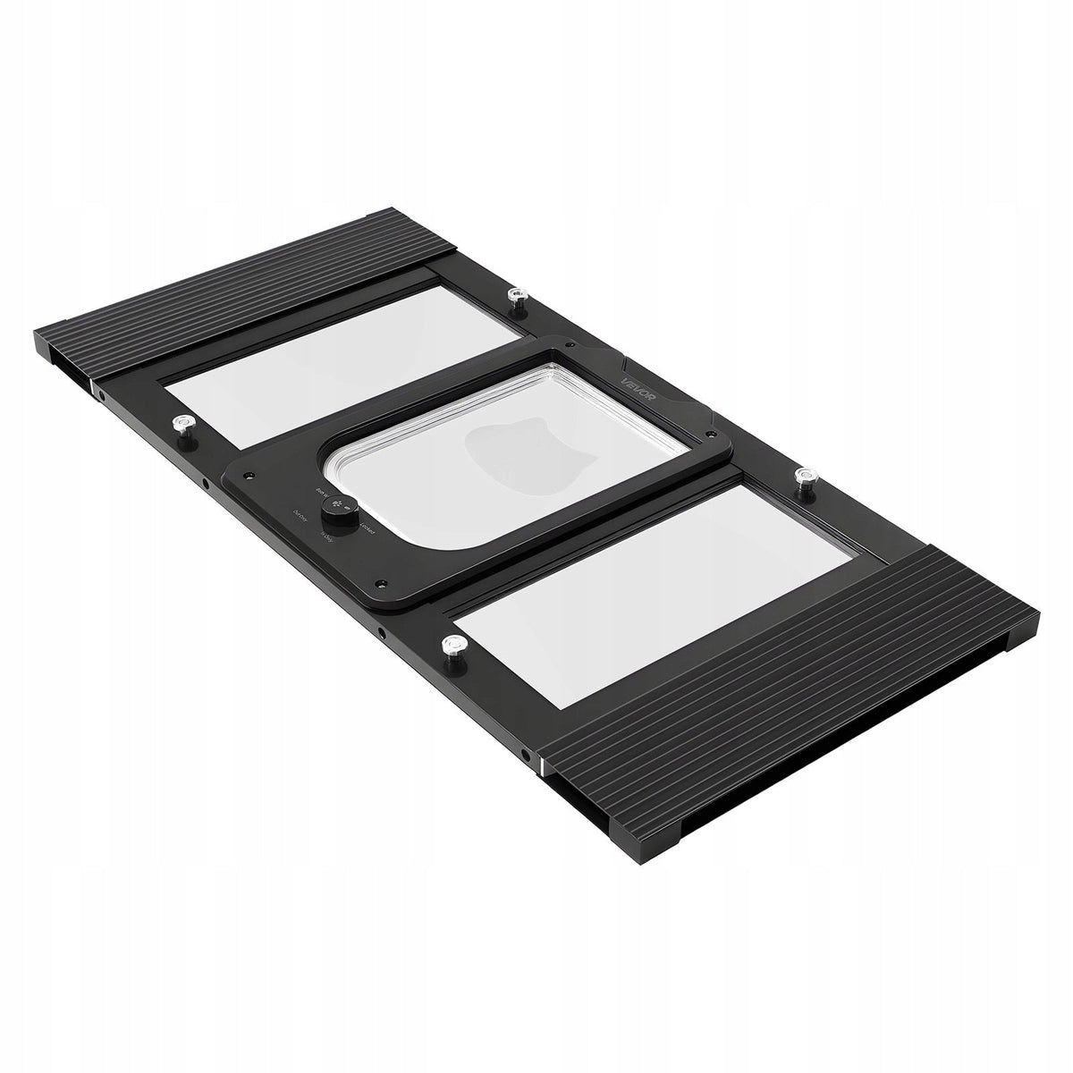VEVOR CAT FLAP ADJUSTABLE 686-813 MM ALUMINUM BLACK STRONG