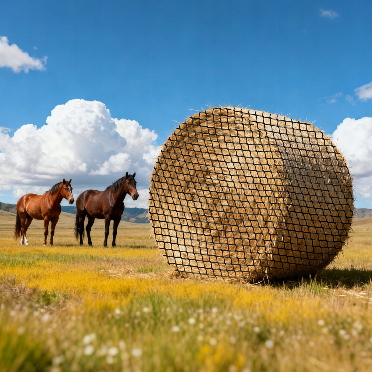 HAY NET VEVOR 1.5X1.5X1.5M STRONG DURABLE SLOW FEEDING