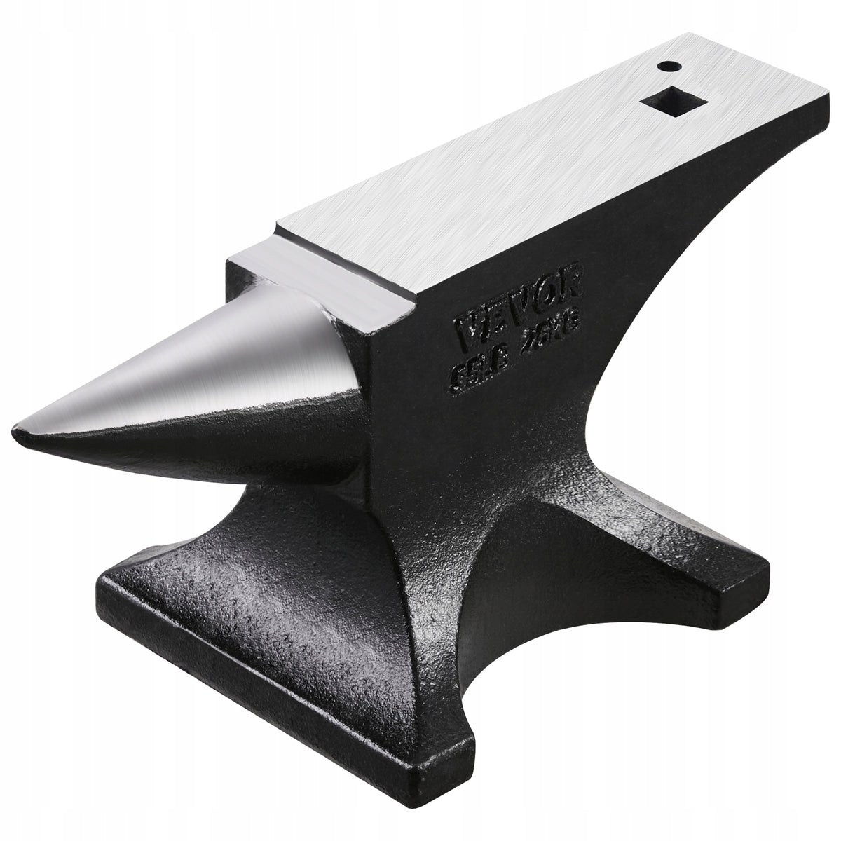 VEVOR 25KG HORN ANVIL STEEL BLACKSMITH ANVIL ROUND SOLID