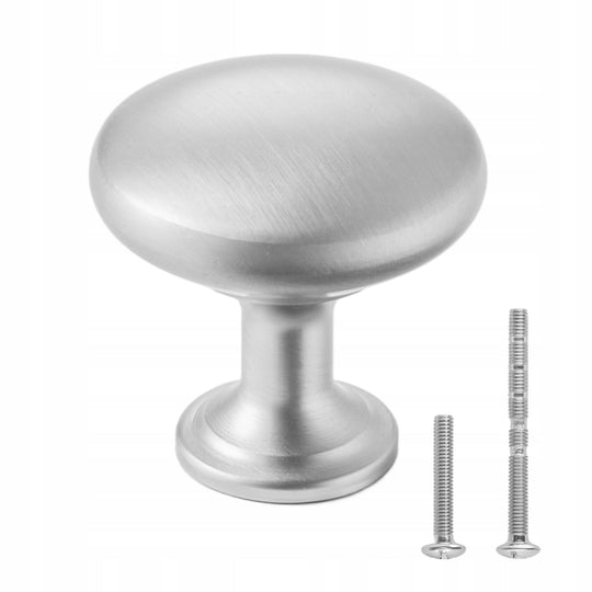 VEVOR FURNITURE KNOBS 25 PCS 28 MM ZINC ALLOY NICKEL STRONG SOLID
