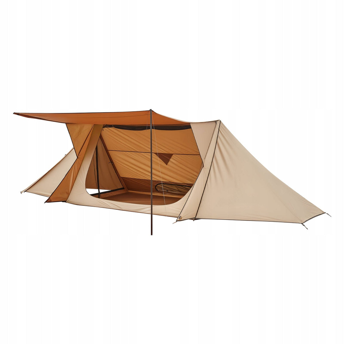 VEVOR LIGHTWEIGHT CAMPING TENT WITH STOVE JACK AND 2 POLES