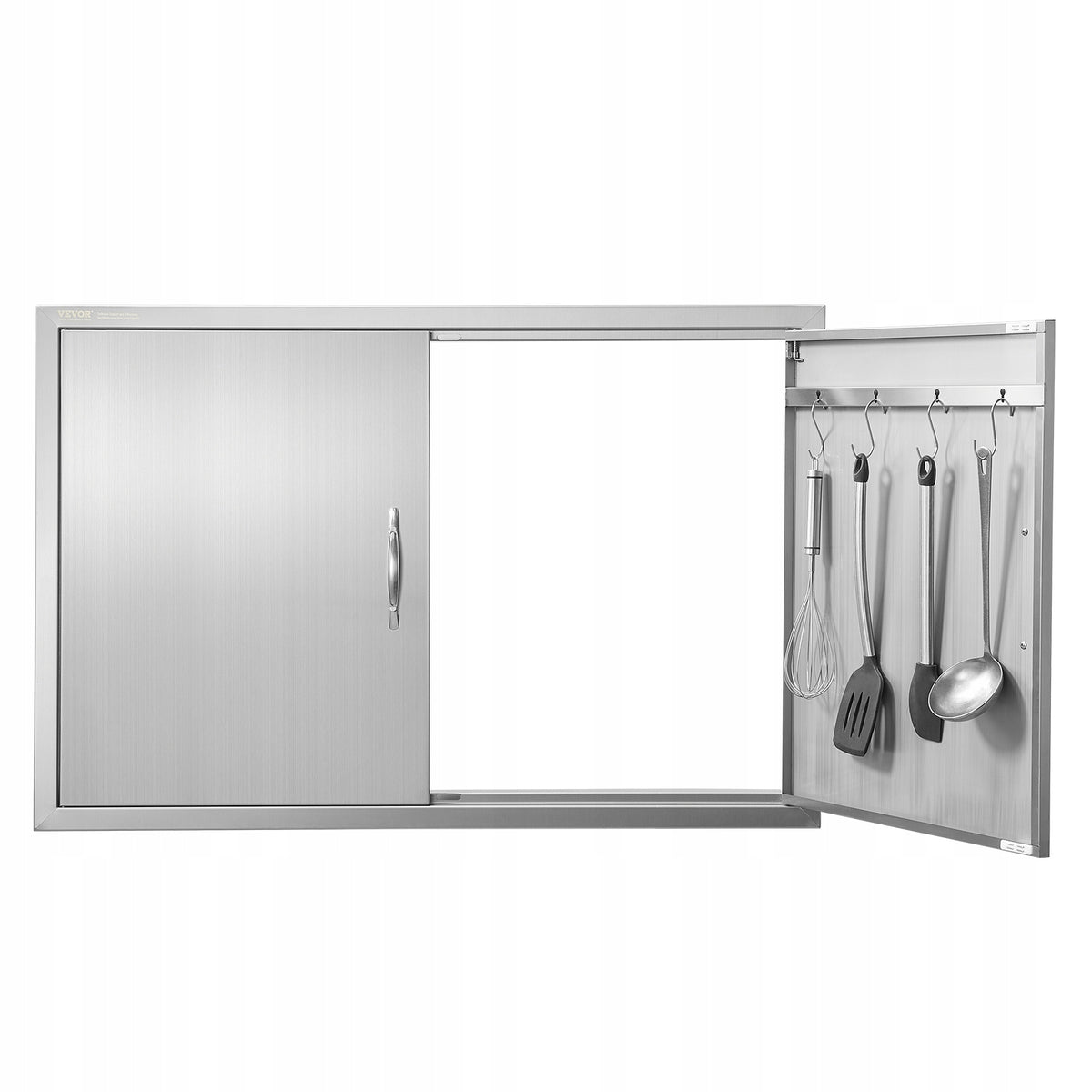 VEVOR BBQ ACCESS DOOR 990X660 MM DOUBLE PREMIUM STAINLESS STEEL