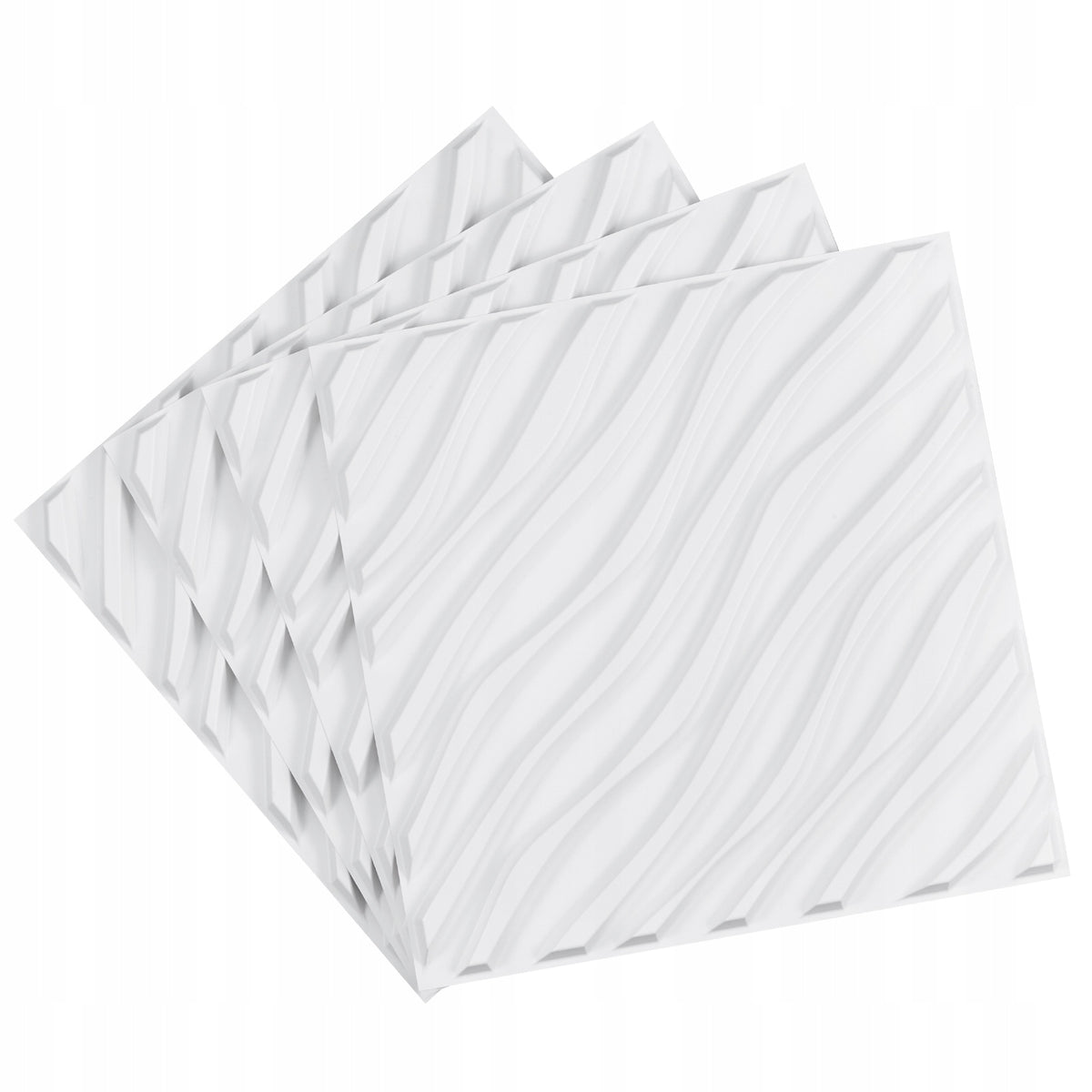 VEVOR 3D WALL PANELS SET OF 12 PIECES 50X50 CM STRONG MODERN DESIGN