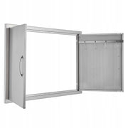 VEVOR BBQ ACCESS DOOR 990X660 MM DOUBLE PREMIUM STAINLESS STEEL