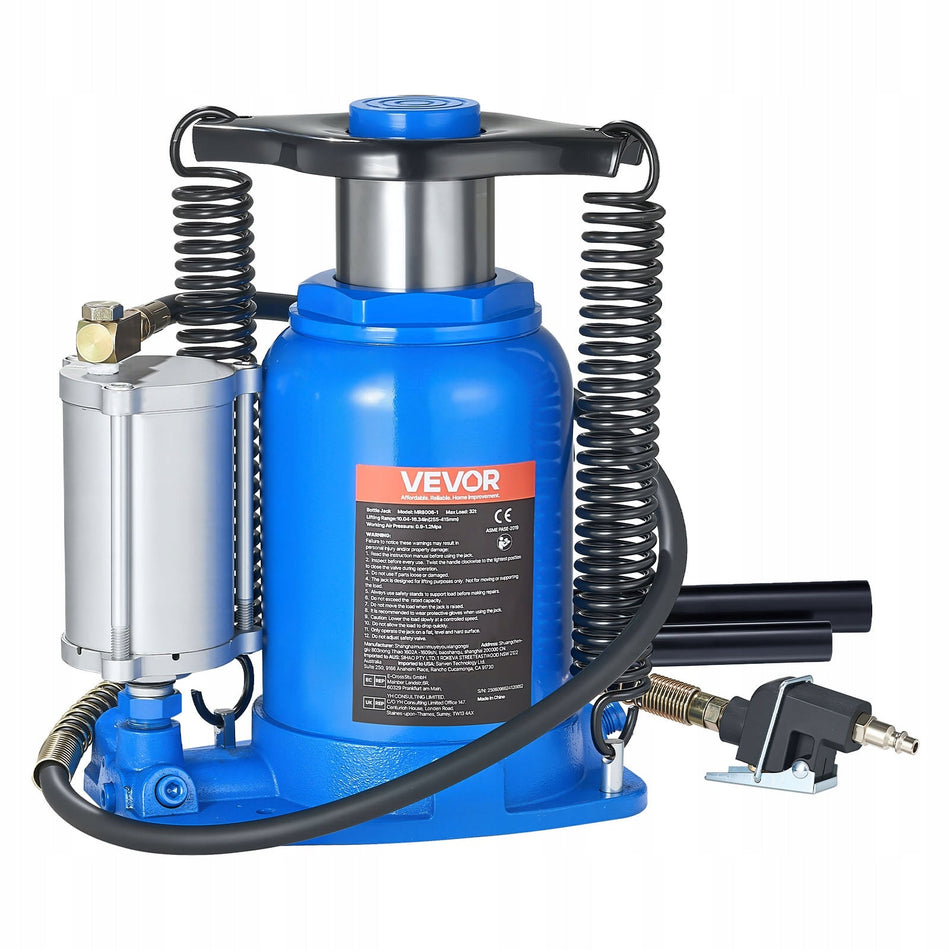 VEVOR 32T PNEUMATIC BOTTLE JACK POWERFUL HYDRAULIC RANGE