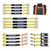 PROFESSIONAL VEVOR WHEEL STRAP 50.8X2438.4MM WITH SPRING HOOKS