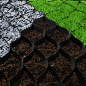 VEVOR GEOGRID 8.2 X 1.2 M STRONG HDPE GROUND GRID 2 INCHES FOR DRIVEWAY