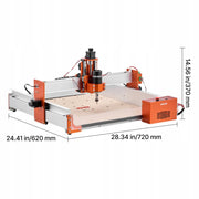 CNC MILL VEVOR 100W SPINDLE 3-AXIS LARGE AREA 400X400X95MM PREMIUM