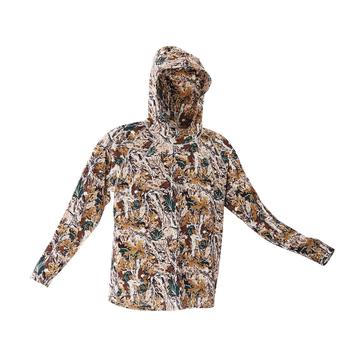 VEVOR MEN'S HOODED SWEATSHIRT SIZE M CAMO MOISTURE WICKING QUICK DRY