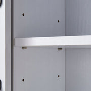 VEVOR Bathroom Cabinet with 2 Sliding Doors and Adjustable Shelves