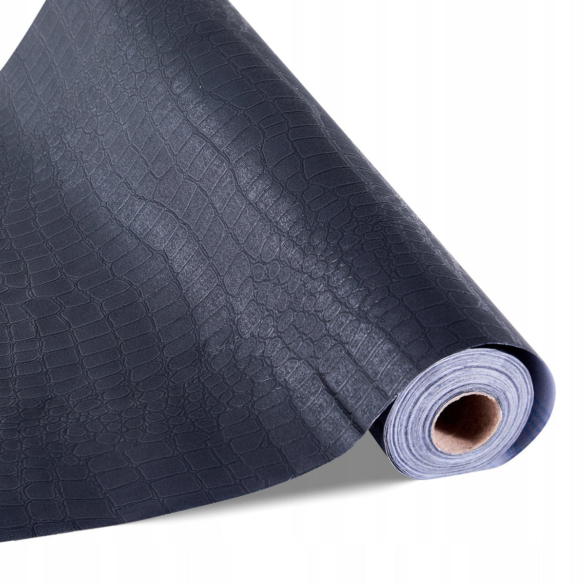 VEVOR SELF-ADHESIVE WALLPAPER 40CM X 10M BLACK STRONG EASY-TO-USE VINYL FILM