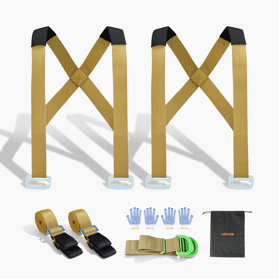 VEVOR PROFESSIONAL MOVING STRAPS TWO-PERSON LIFTING AND MOVING SYSTEM