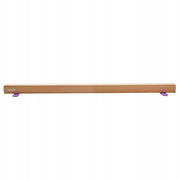 VEVOR FOLDABLE GYMNASTICS BALANCE BEAM 2.4M FOR KIDS STRONG STABLE YELLOW